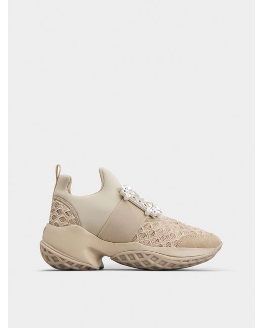 Roger Vivier White Viv' Run Sneakers