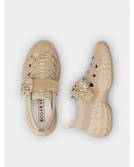 Roger Vivier Natural Viv' Run Light Trekky Sneakers