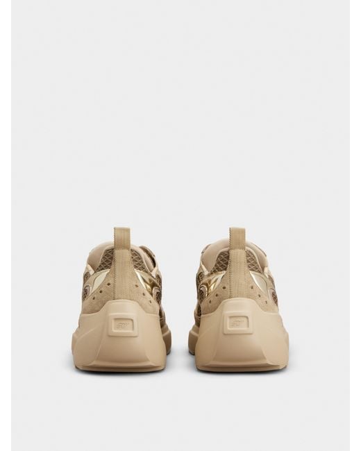 Roger Vivier Natural Sneakers Viv' on the Run