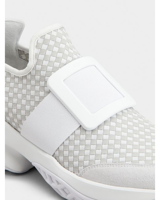 Roger Vivier White Sneakers Viv' Run