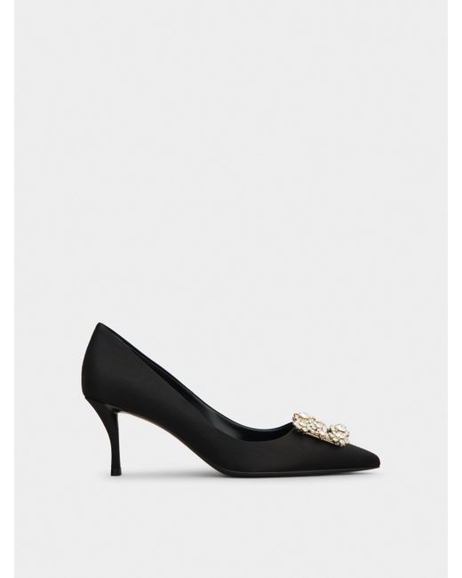 Roger Vivier Black Efflorescence Pumps