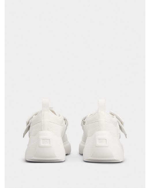Roger Vivier White Viv' On The Run Trekky Sneakers