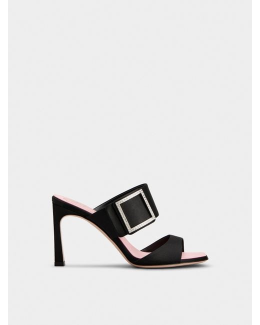 Roger Vivier Women's White Trompette Mules