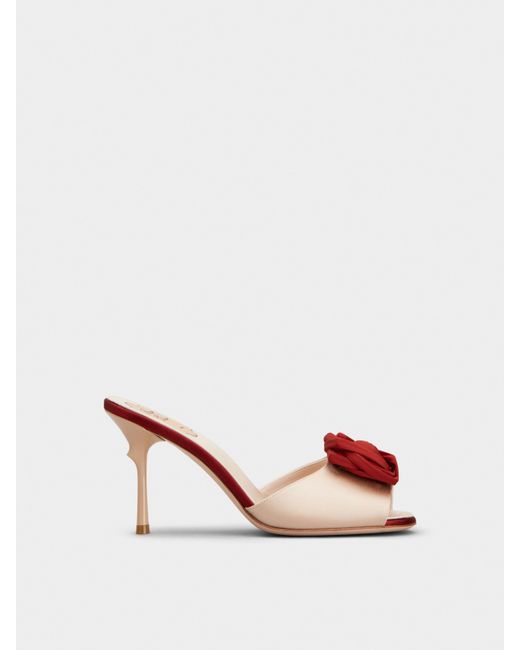 Roger Vivier Pink Rose Vivier Mules