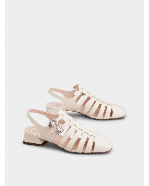 Roger Vivier Natural Sandalen Très Vivier