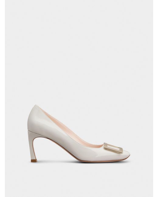 Roger Vivier Natural Trompette Pumps