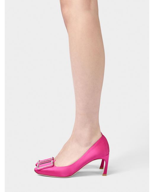 Roger Vivier Pink Trompette Pumps