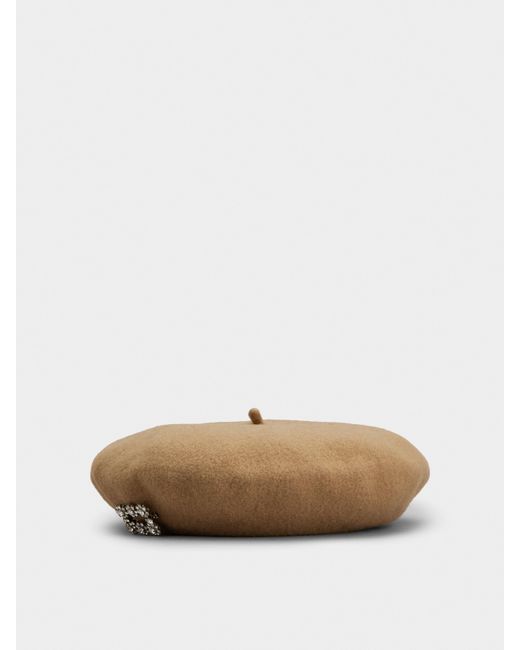 Roger Vivier White Efflorescence Beret