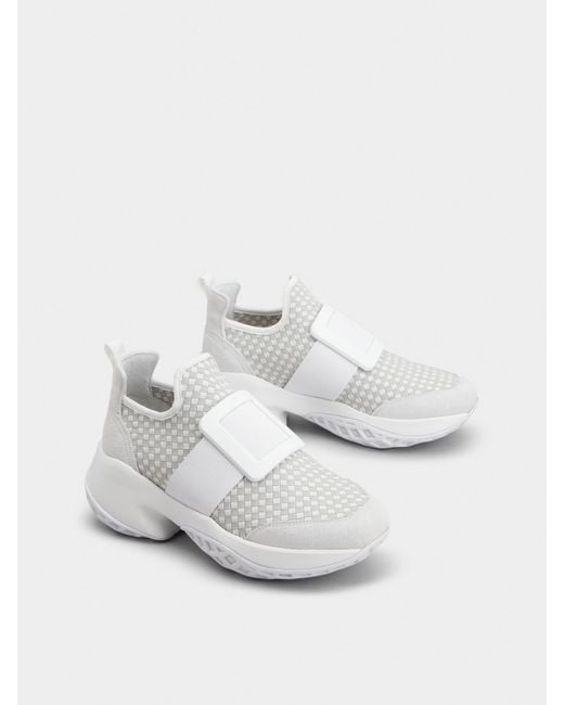 Roger Vivier White Sneakers Viv' Run