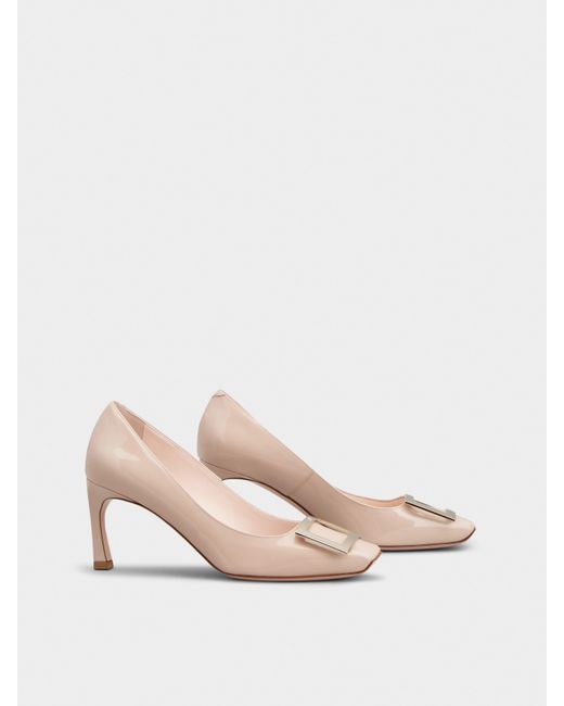 Roger Vivier Natural Trompette Pumps