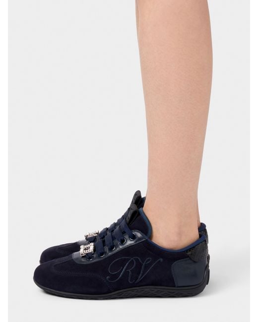 Roger Vivier Blue Viv Low Sneakers