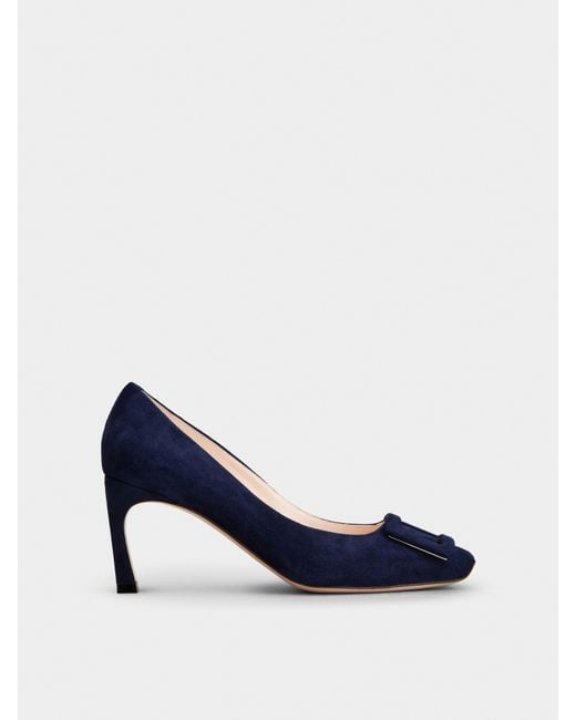 Roger Vivier Blue Trompette Pumps