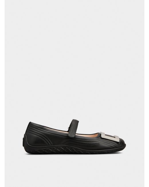 Roger Vivier White Viv Low Mary Janes