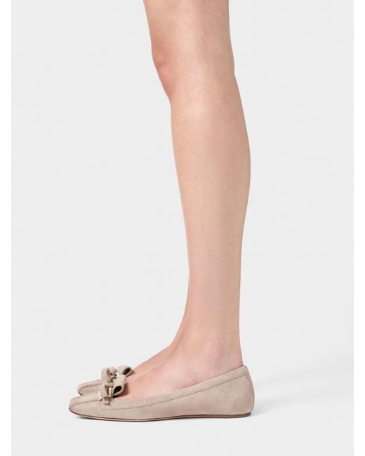 Roger Vivier Gray Virgule Ballerinas