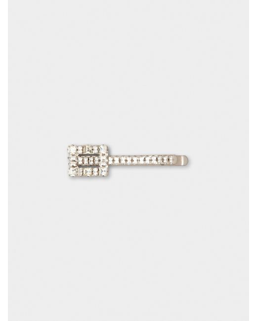 Roger Vivier Metallic Très Vivier Hair Clip