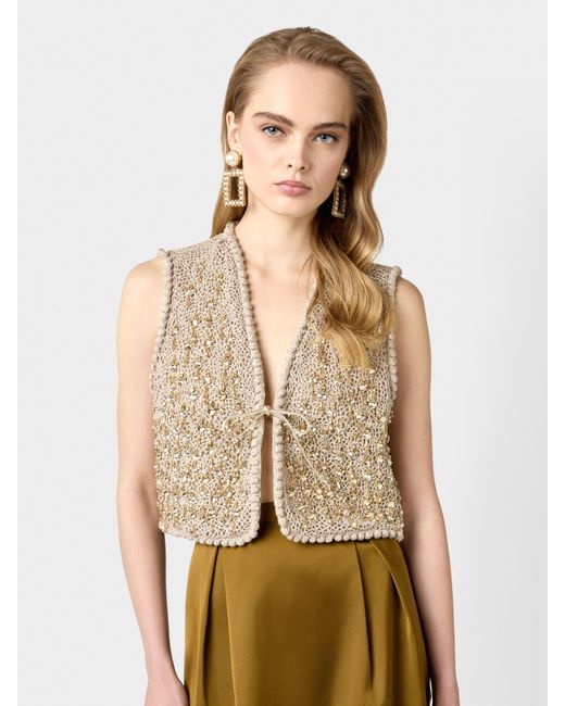 Roger Vivier Natural Waistcoat