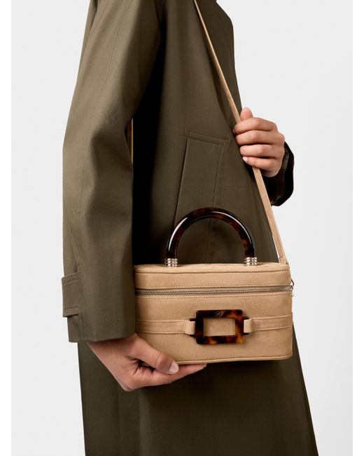Roger Vivier Natural Vanity Belle Vivier Mini Bag