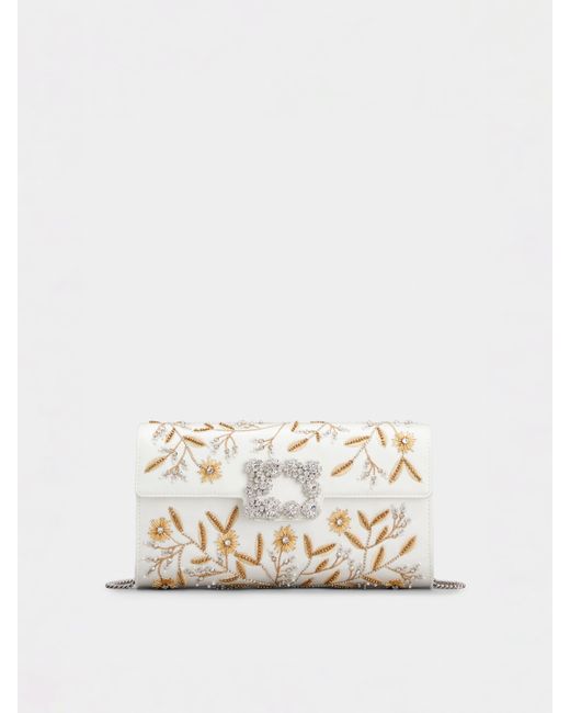Roger Vivier Natural Efflorescence Clutch
