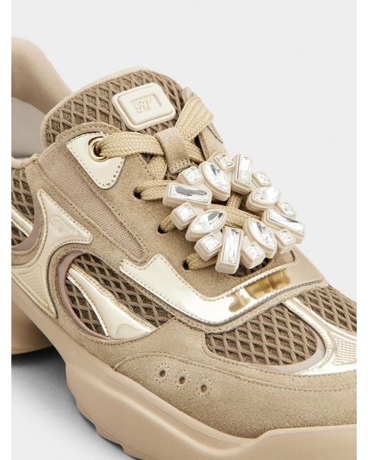 Roger Vivier Natural Sneakers Viv' on the Run