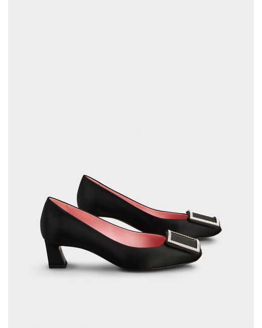 Roger Vivier White Trompette Pumps