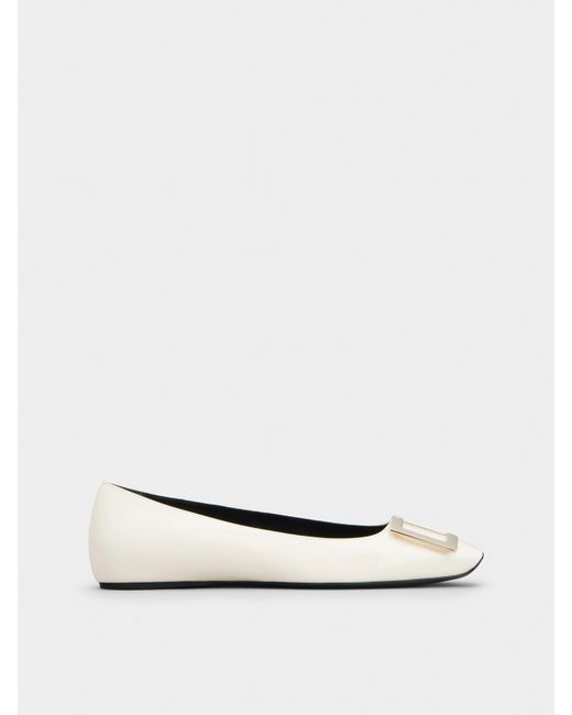 Roger Vivier Pink Trompette Ballerinas