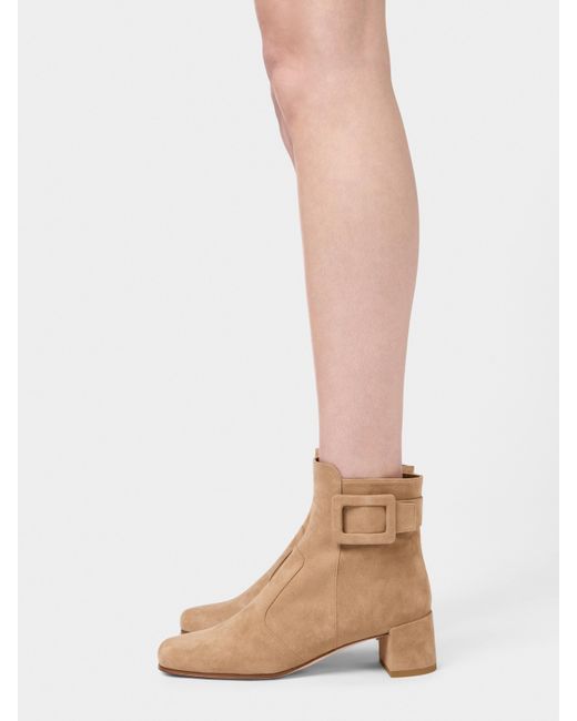 Roger Vivier Natural Polly Booties