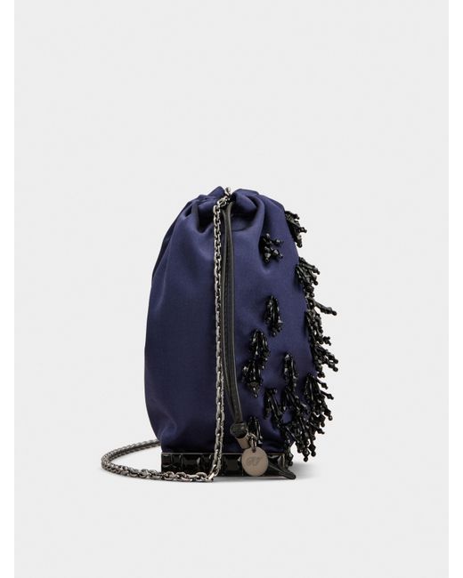 Roger Vivier Blue Très Vivier Bucket Bag
