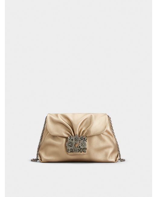 Roger Vivier Natural Efflorescence Mini Clutch