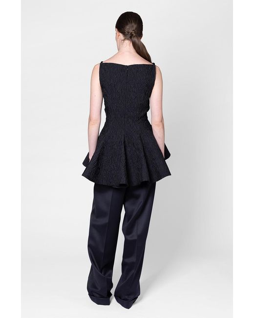 Roksanda Black Axo Top