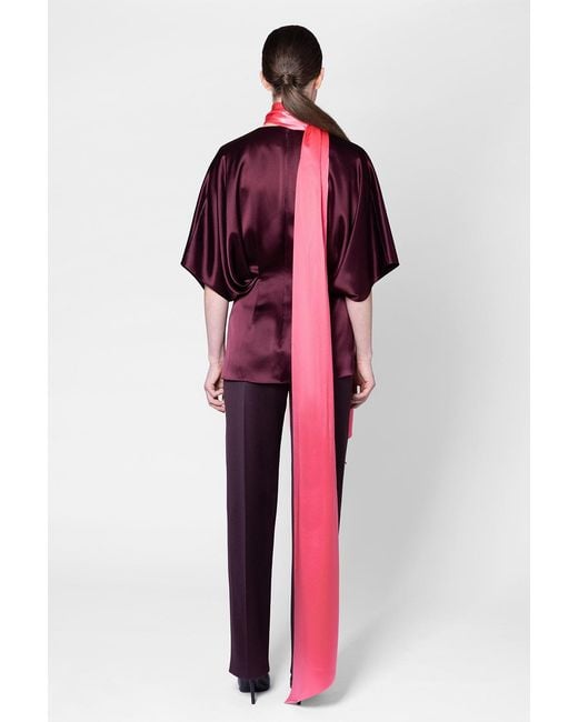Roksanda Red Luma Top