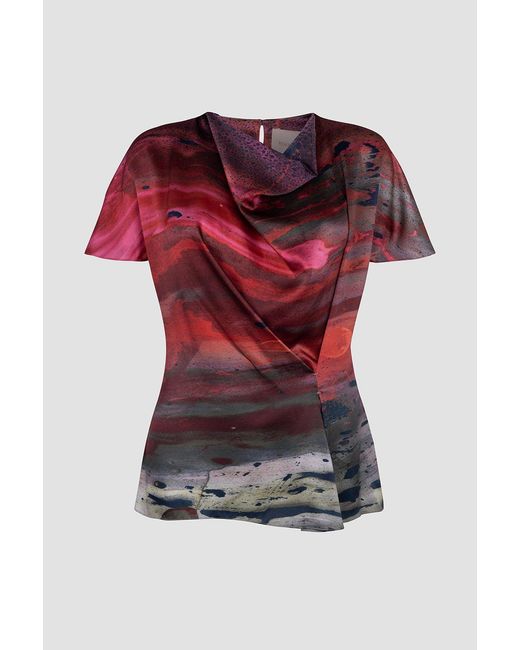 Roksanda Red Zua Top