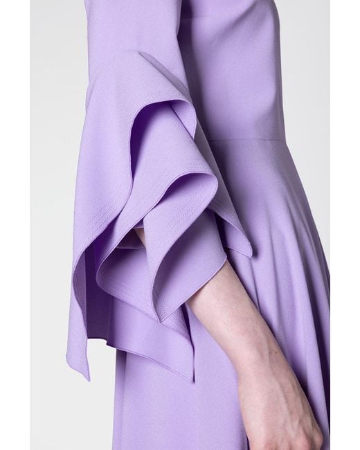 Roksanda Purple Ayres Dress