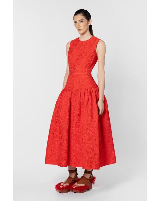Roksanda Red Aya Dress
