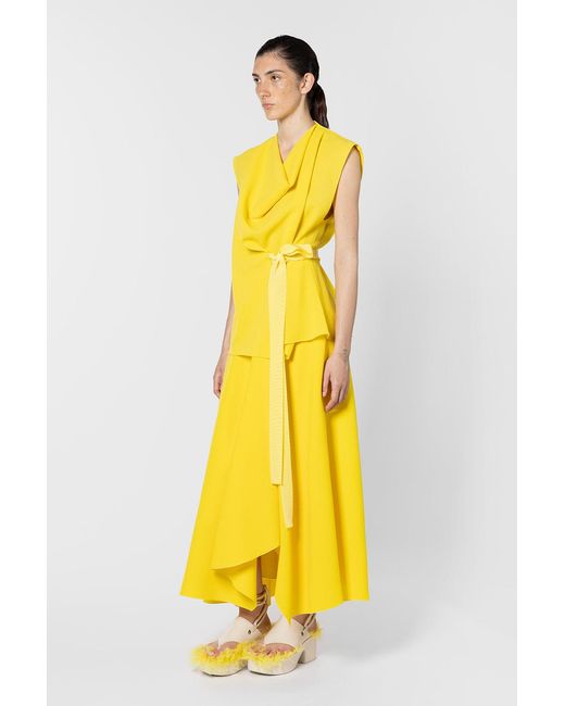 Roksanda Yellow Asha Skirt
