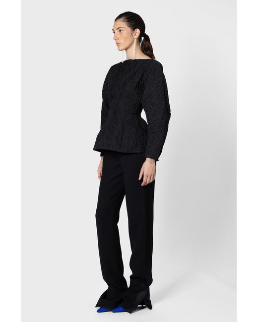 Roksanda Black Eni Top