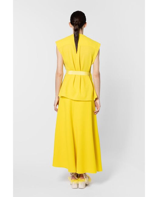 Roksanda Yellow Asha Skirt