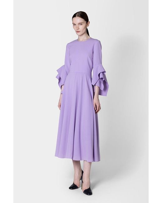 Roksanda Purple Ayres Dress