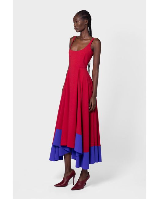 Roksanda Red Awn Dress