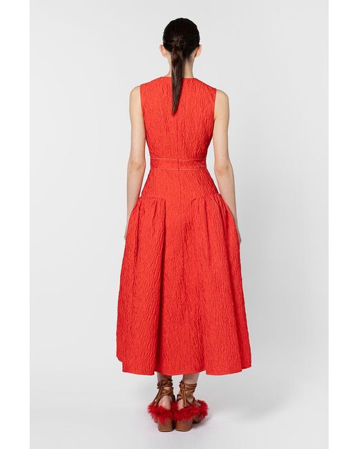 Roksanda Red Aya Dress