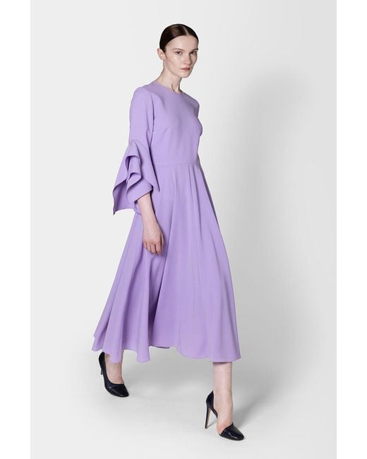Roksanda Purple Ayres Dress