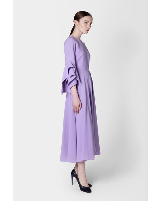 Roksanda Purple Ayres Dress