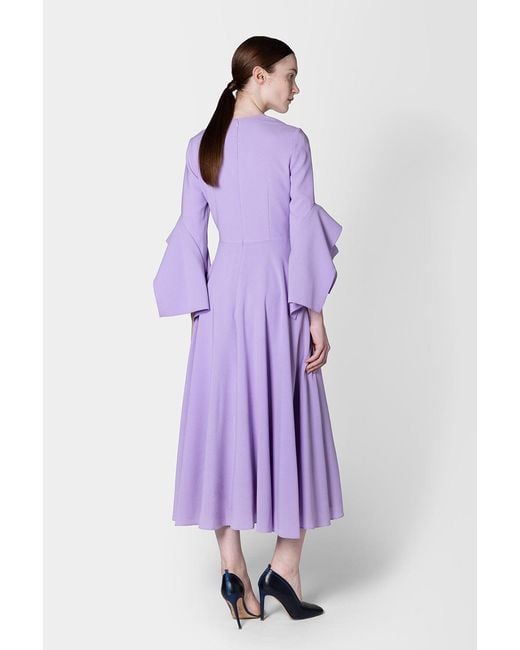 Roksanda Purple Ayres Dress