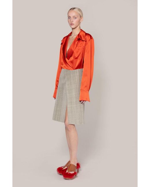Roksanda Red Jana Top