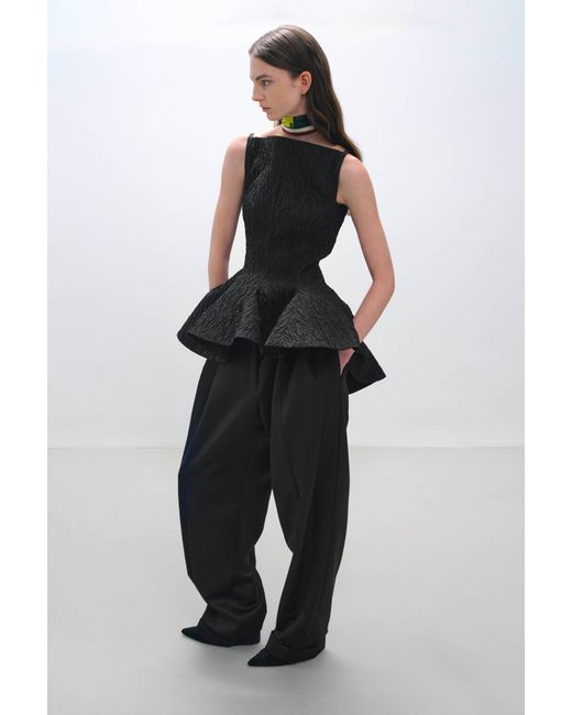 Roksanda Black Axo Top