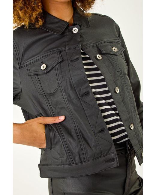 Roman Gray Coated Pocket Detail Jacket