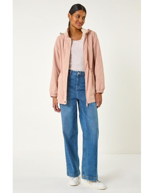 Roman Pink Lightweight Hooded Jacket