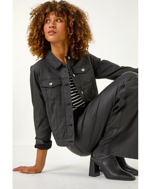 Roman Gray Coated Pocket Detail Jacket