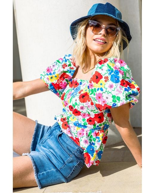 D.u.s.k Blue Frayed Hem Denim Shorts