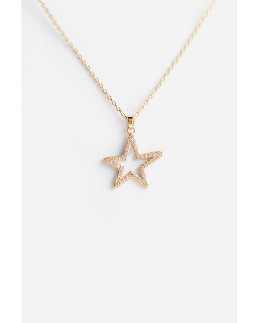 Lilly-and-Hope Metallic Cubic Zirconia Star Necklace