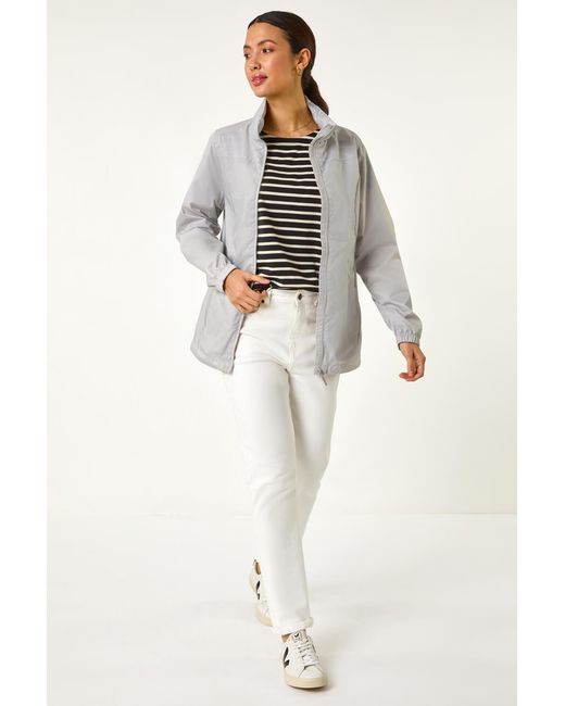 Roman Metallic Shower Resistant Jacket